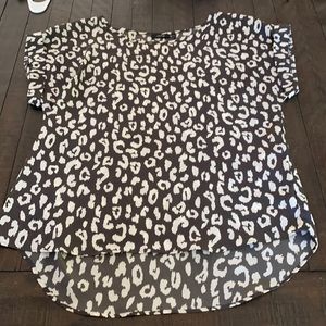 Leopard print blouse